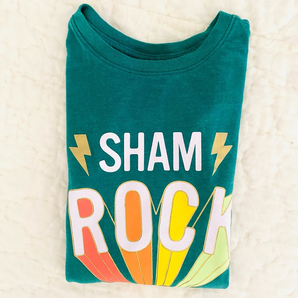 😊Boys “Sham Rock” Graphic T-Shirt SZ M - Picture 7 of 7